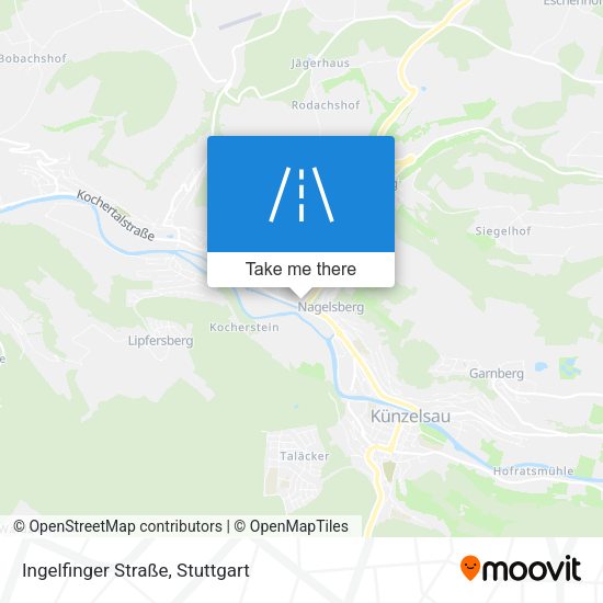 Ingelfinger Straße map