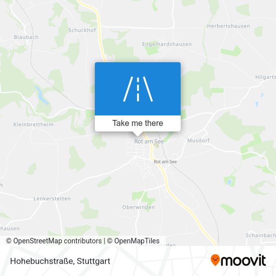 Hohebuchstraße map