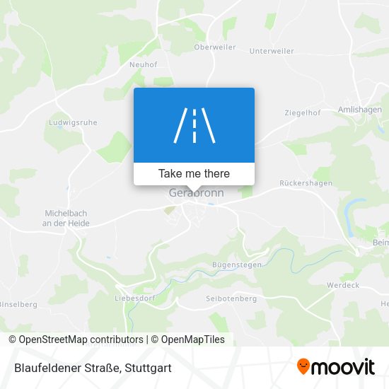 Blaufeldener Straße map