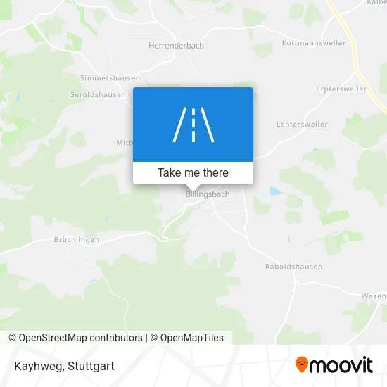 Карта Kayhweg
