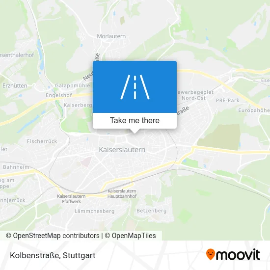 Карта Kolbenstraße
