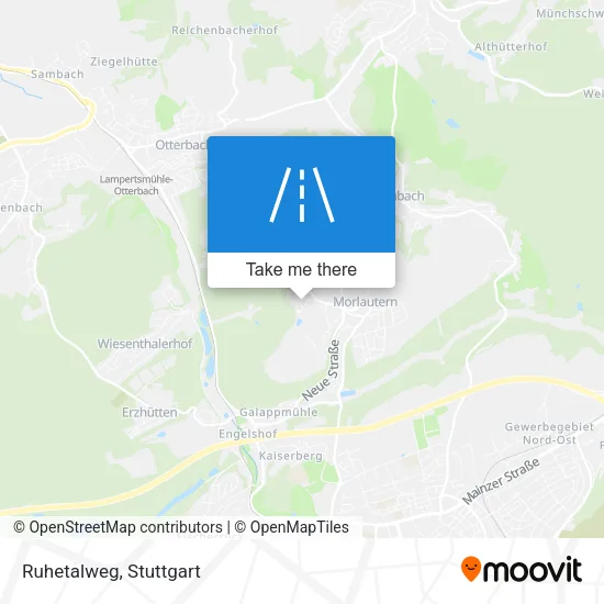 Карта Ruhetalweg