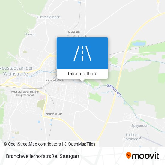 Branchweilerhofstraße map
