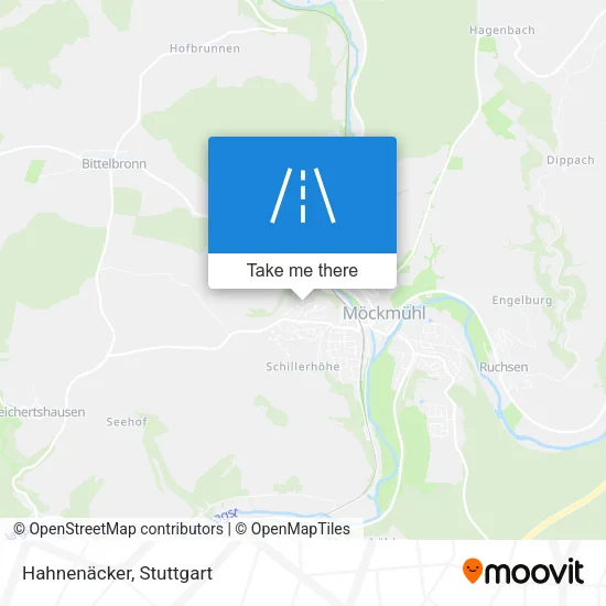 Hahnenäcker map
