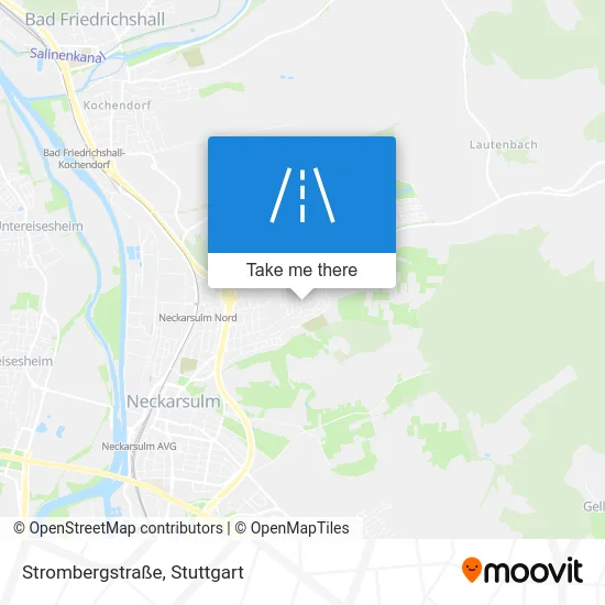 Карта Strombergstraße