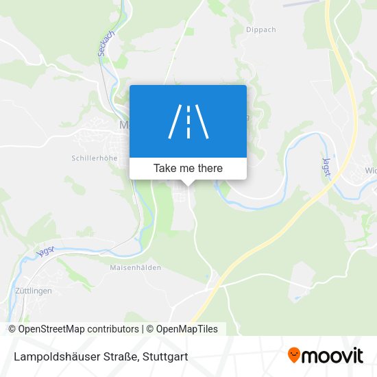 Lampoldshäuser Straße map