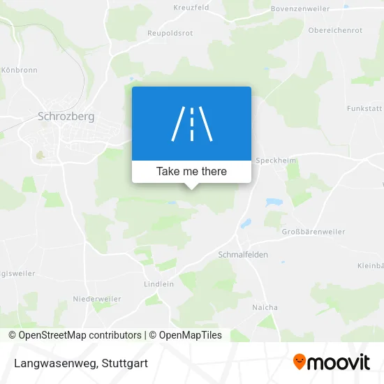 Карта Langwasenweg