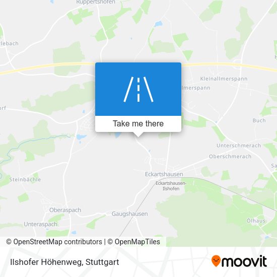 Ilshofer Höhenweg map