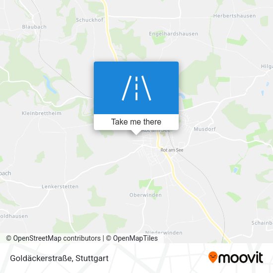 Goldäckerstraße map