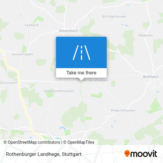 Rothenburger Landhege map