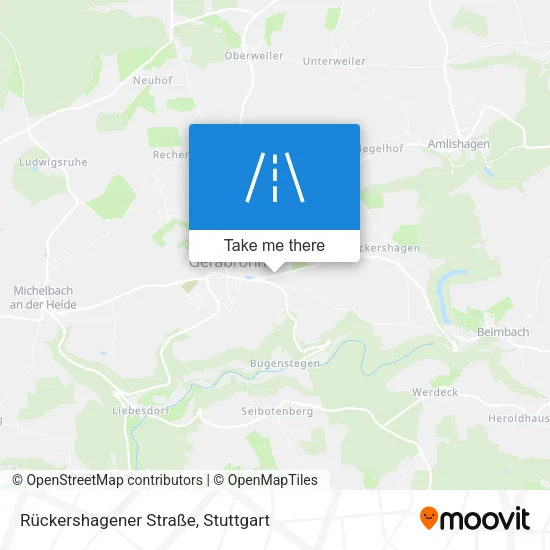 Карта Rückershagener Straße