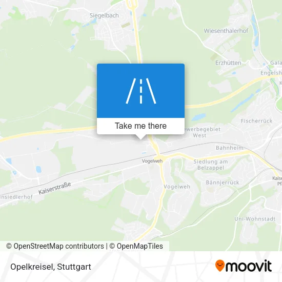 Карта Opelkreisel