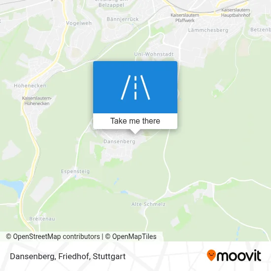 Dansenberg, Friedhof map