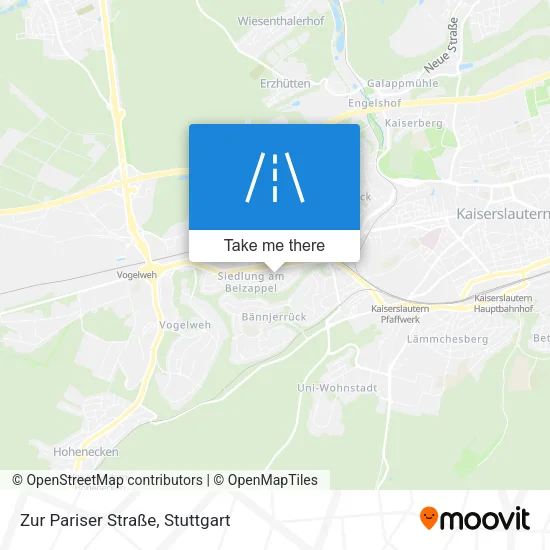 Карта Zur Pariser Straße