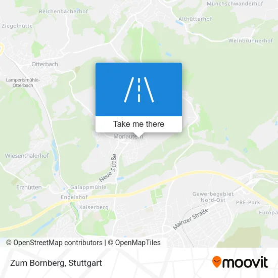Карта Zum Bornberg