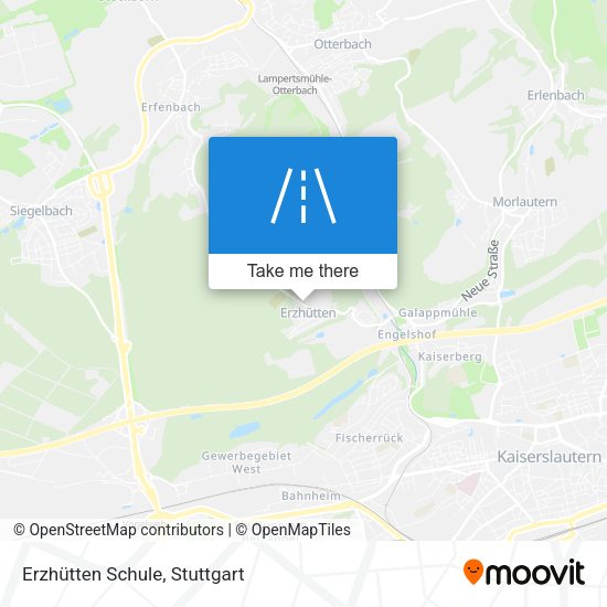 Erzhütten Schule map