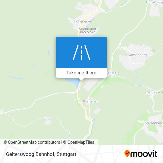 Gelterswoog Bahnhof map