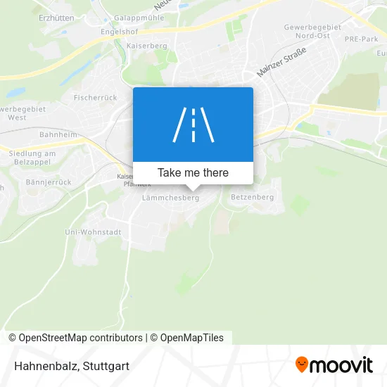 Hahnenbalz map