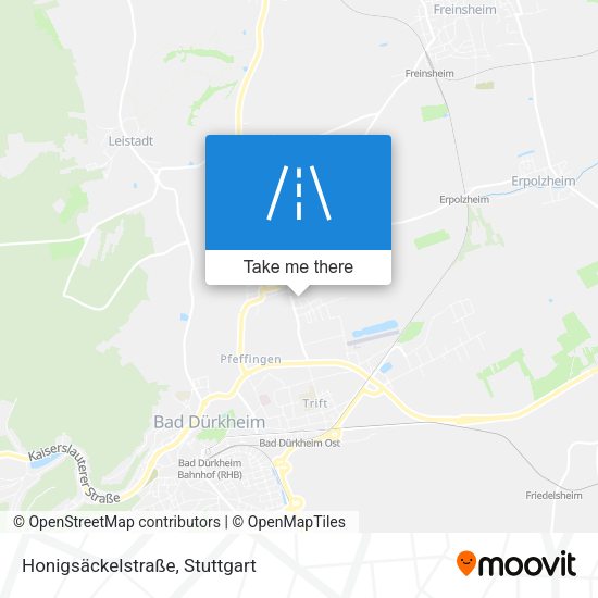 Honigsäckelstraße map