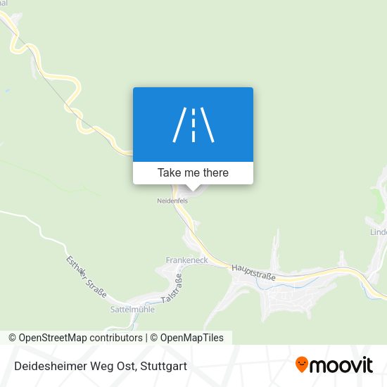 Deidesheimer Weg Ost map