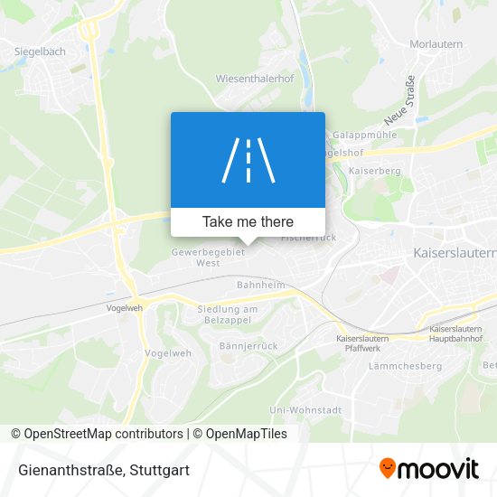 Gienanthstraße map