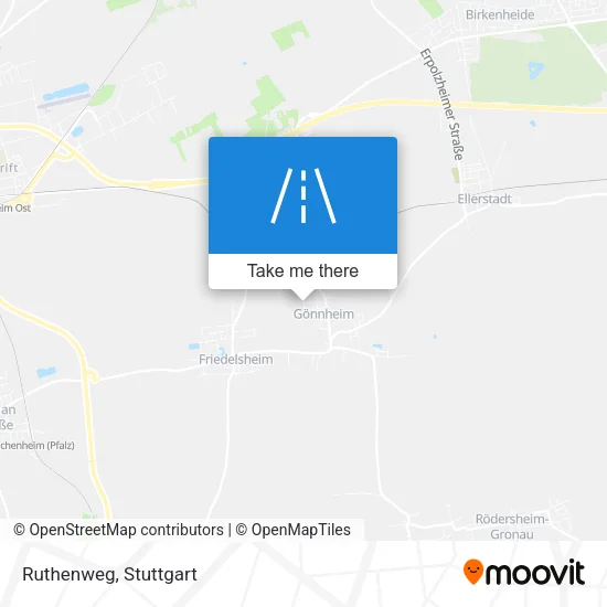 Карта Ruthenweg