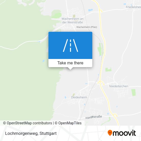 Lochmorgenweg map