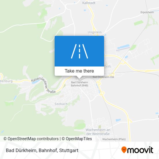 Bad Dürkheim, Bahnhof map