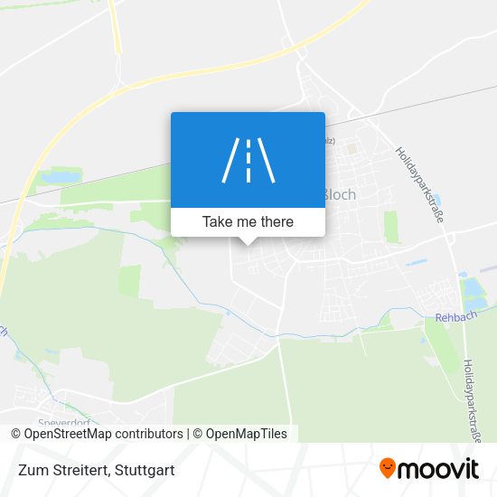 Карта Zum Streitert