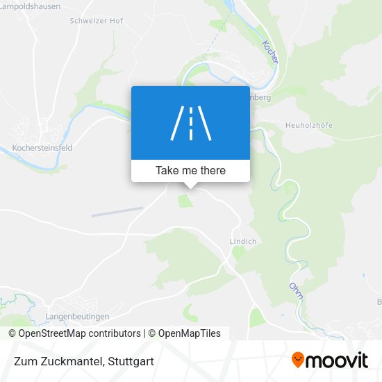 Карта Zum Zuckmantel