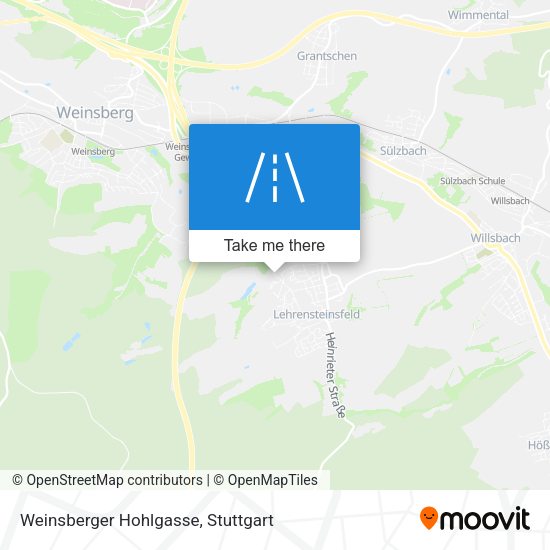 Weinsberger Hohlgasse map