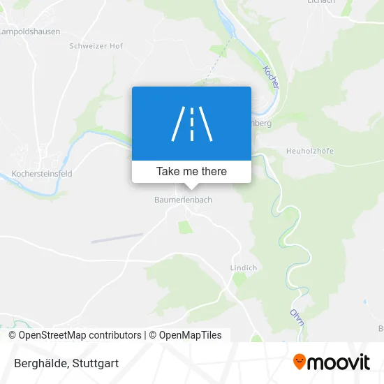 Карта Berghälde