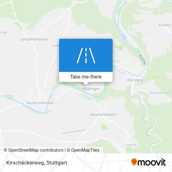 Kirschäckerweg map