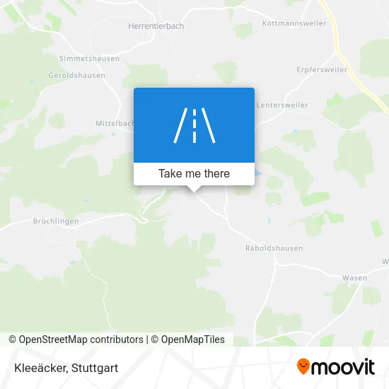 Kleeäcker map