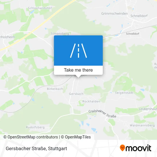 Карта Gersbacher Straße