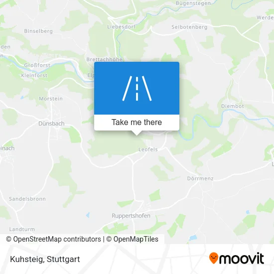 Карта Kuhsteig