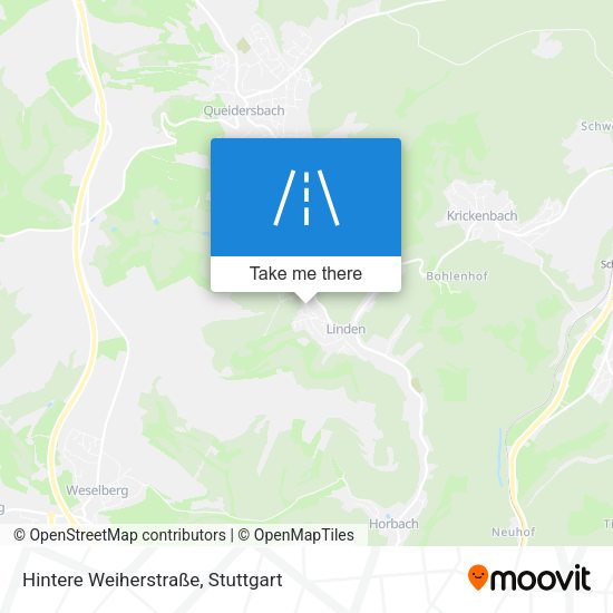 Hintere Weiherstraße map