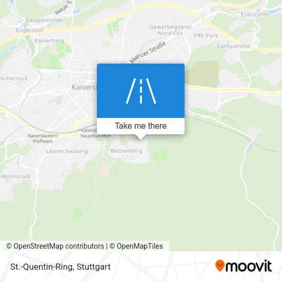 Карта St.-Quentin-Ring
