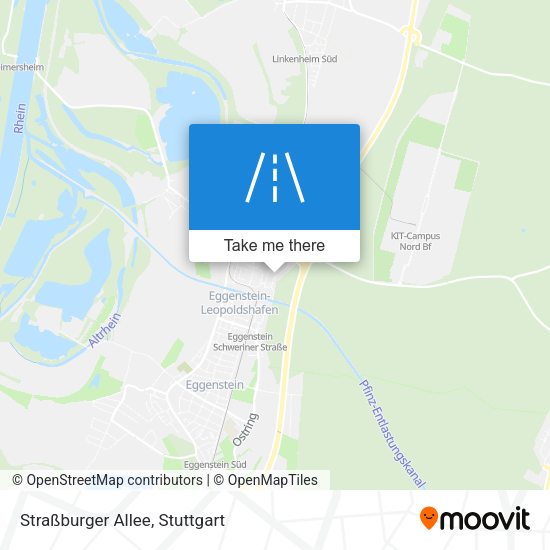 Карта Straßburger Allee