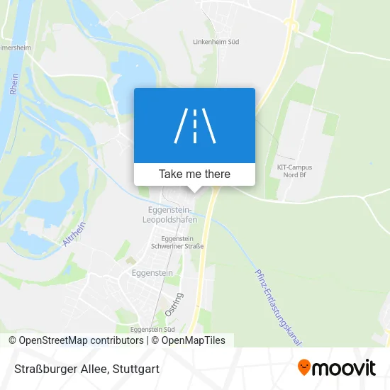 Карта Straßburger Allee