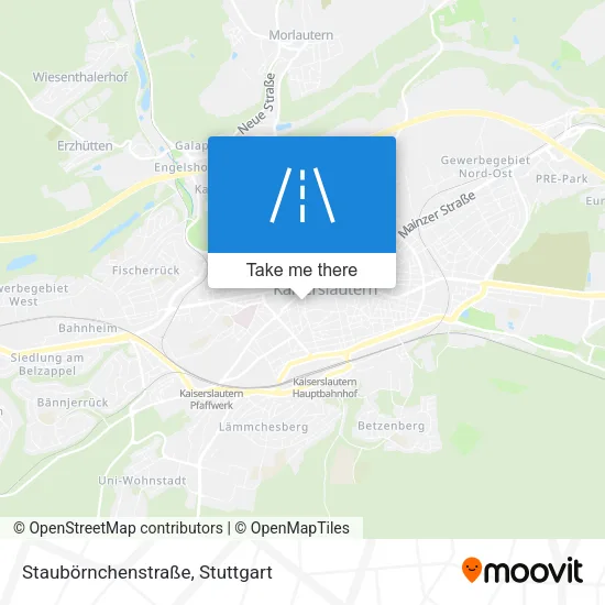 Карта Staubörnchenstraße