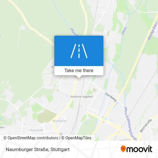 Карта Naumburger Straße