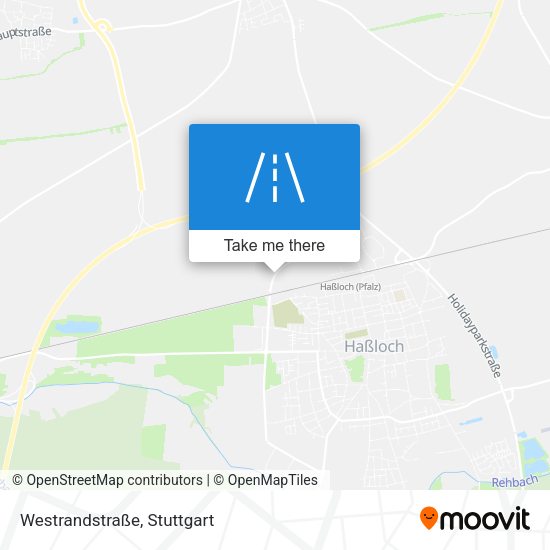 Westrandstraße map