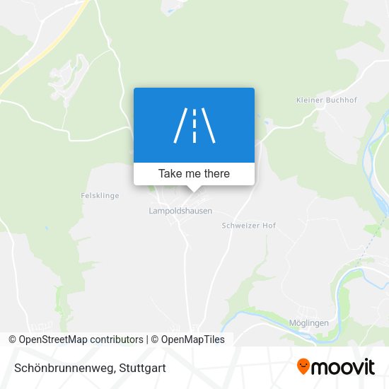 Schönbrunnenweg map