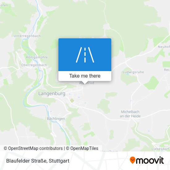 Blaufelder Straße map