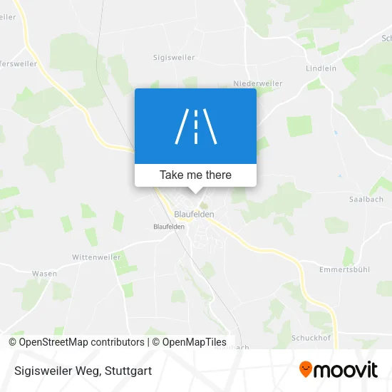 Карта Sigisweiler Weg
