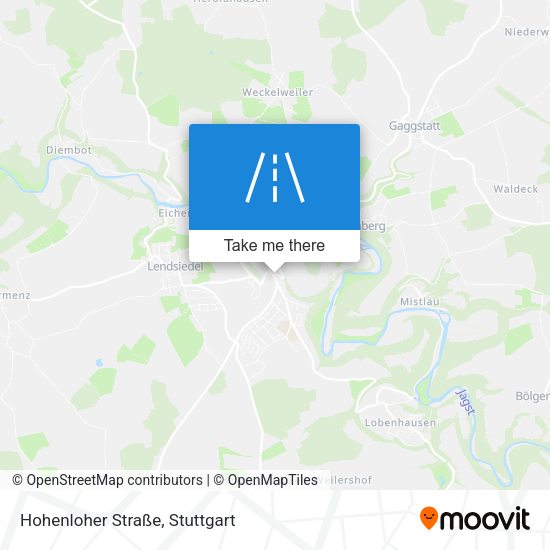 Hohenloher Straße map