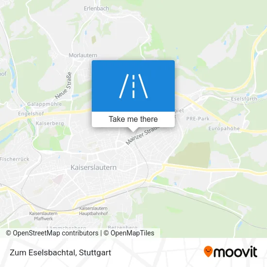 Карта Zum Eselsbachtal