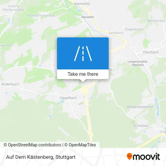 Карта Auf Dem Kästenberg
