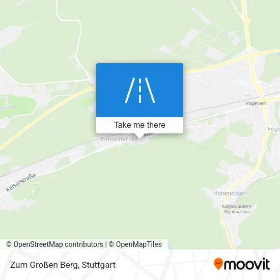 Карта Zum Großen Berg